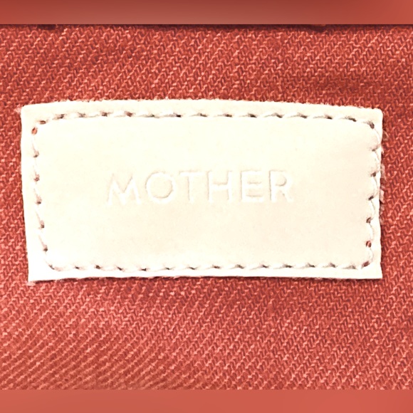 NWT MOTHER Red Ruffle Asymmetric Mini Denim Skirt- Sz 12 US - Picture 6 of 10